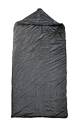 Зимовий спальний мішок із капюшоном 205 х 85 см, -10 градусів, синтепон, блискавка збоку та знизу + сумка