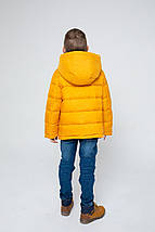 Весняна двухстороння куртка на хлопчика Патрік жовтий, розміри 104-122, фото 2