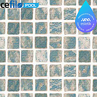 Пленка ПВХ для бассейна Cefil Mediterraneo песочная мозаика (ширина 1,65м)