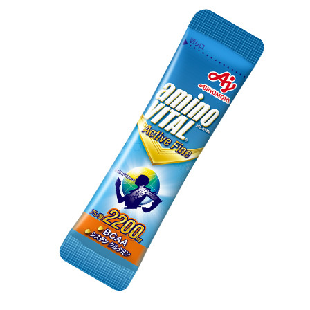 Ajinomoto Amino Vital Active Fine BCAA 1240 мг + глутамін 770 мг, цистин 180 мг, 1 стік 2,5 г. До 06/2025
