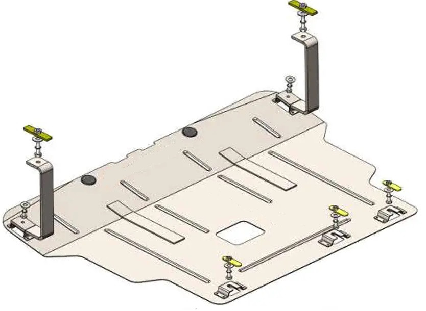 Захист двигуна Hyundai Venue (з 2019--) Кольчуга, фото 1