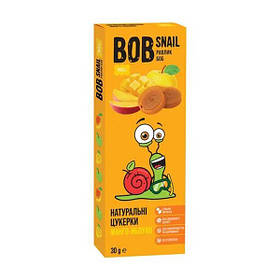 Натуральні  цукерки Манго-яблуко ТМ BOB SNAIL 30г