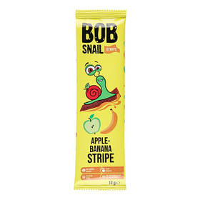 Цукерка "Яблучно-банановий страйп" ТМ BOB SNAIL 14г