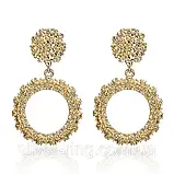 Геометричні модні сережки, фото 3