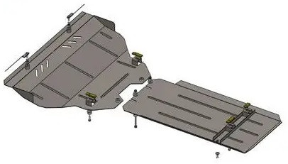 Захист двигуна Infiniti QX70 (з 2013--) Кольчуга, фото 1