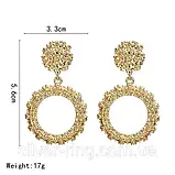 Геометричні модні сережки, фото 5