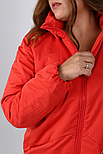 Демісезонна жіноча куртка Finn Flare FBC16002-383 Plus Size червона XL, фото 6
