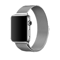 Ремешок миланская петля для Apple Watch 38mm / 40mm / 41mm (Серебряный)