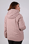 Демісезонна жіноча куртка Finn Flare FBC16002-812 Plus Size рожева XL, фото 4