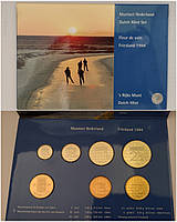 Нидерланды 1994 годовой набор монет. 6 монет и жетон в картонном блистере..