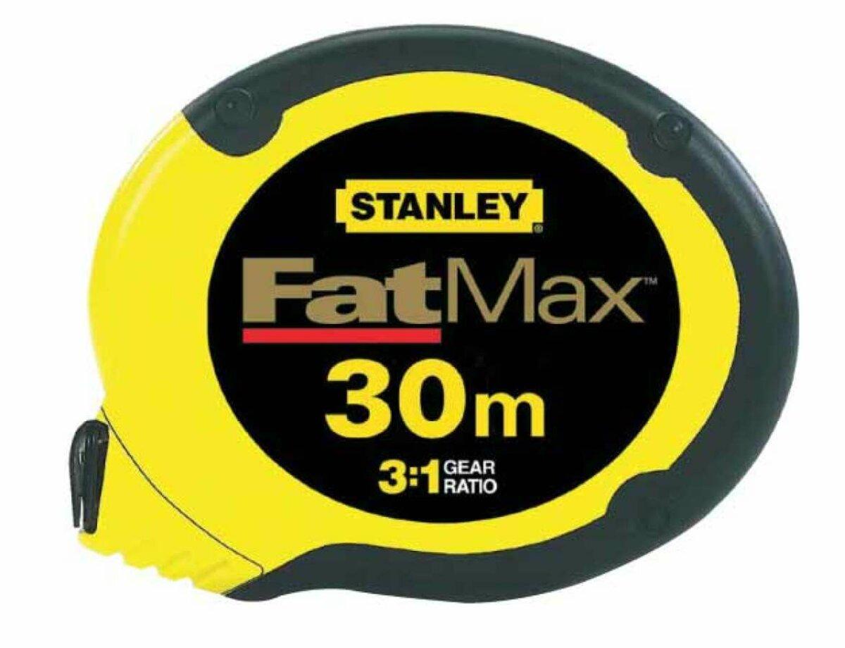 Стрічка STANLEY Fat Max сталева в закритому корпусі l= 20 м, b= 9.5 мм - фото 1 - id-p1989679212