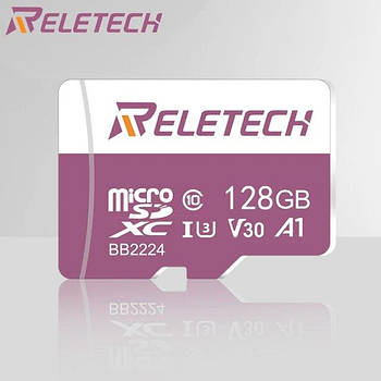 Карта пам'яті Micro SD Reletech 128GB microSDXC A1 Class 10