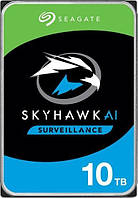 Seagate Жесткий диск 10TB 3.5" 7200 256MB SATA SkyHawk AI Baumar - Знак Качества