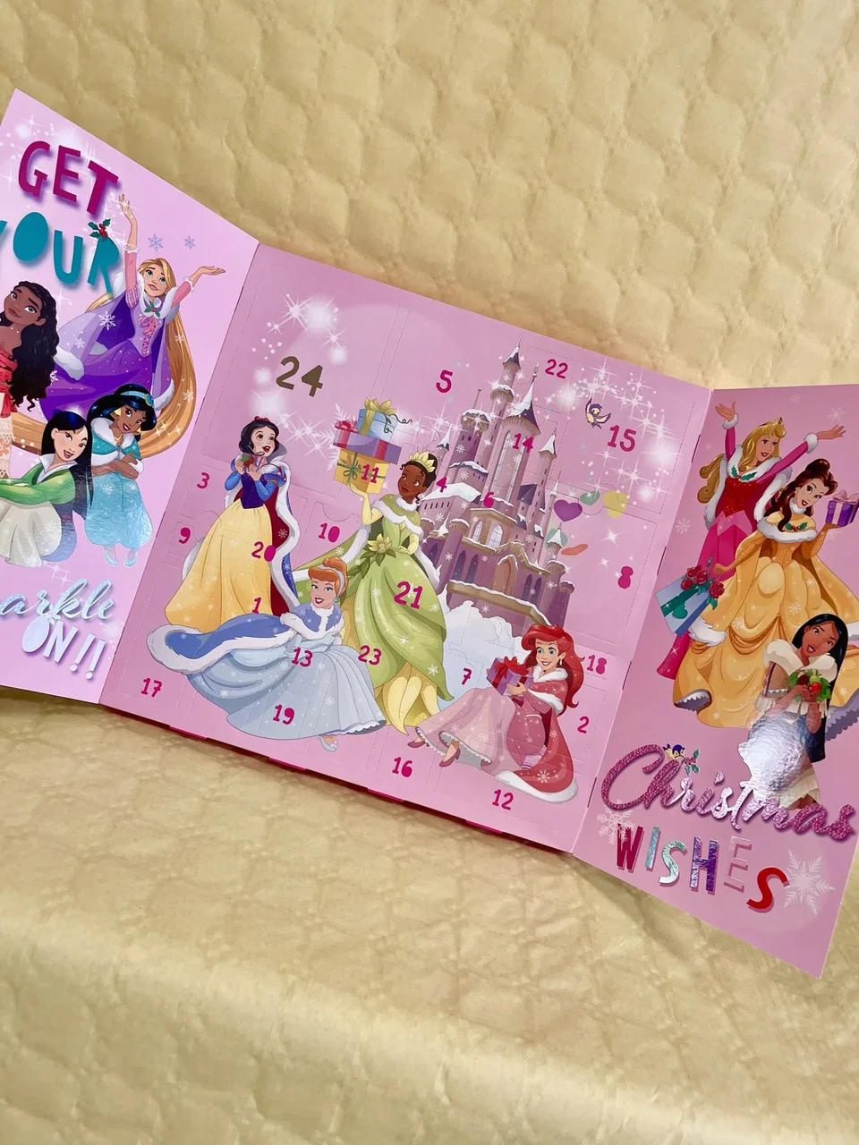 Детский адвент-календарь для девочек Disney Advent Calendar Sparkle All The Way - фото 2 - id-p1989694766