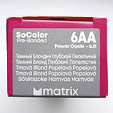 6AA (темний блонд глибокий попелястий) Стійка крем-фарба для волосся Matrix SoColor Pre-Bonded,90ml, фото 2