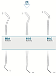 Інструмент для амальгами Nystrom 2 (карвер) емалевий ніж двосторонній, Medesy 610/2, фото 2