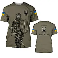 Мужская футболка Слава Украине (Sword) Grey / M