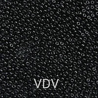 Бісер Preciosa Чехія (натуральний, чорний) 5 гр