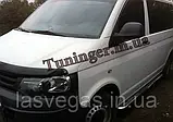 Дефлектор капота (мухобійка) Volkswagen Transporter T5+ 2009-2015 (HIC/Тайвань), фото 5