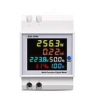 Счётчик измеритель напряжения и тока 220 В до 100 А , измеритель мощности кВт/ч , Частотомер
