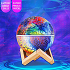 Проектор - нічник з колонкою та мелодіями для сну на підставці, фото 2