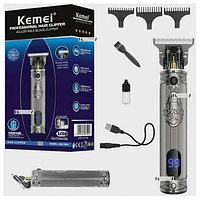 Акумуляторна машинка для стрижки волосся Kemei KM-700H Професійний Тример для окантування бороди та вусів