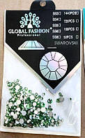 Камни сваровски Зеленые 1440 шт Global Fashion