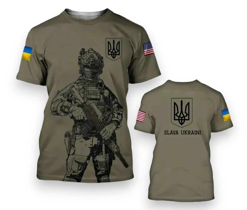 Чоловіча футболка Слава Україні (U-Hero) / M