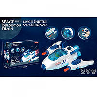 Набір з фігурками K03-1 космічний шатл, стріляє, фігурка, музика, світло, на батарейках, в коробці, 23-15-9 см., фото 3