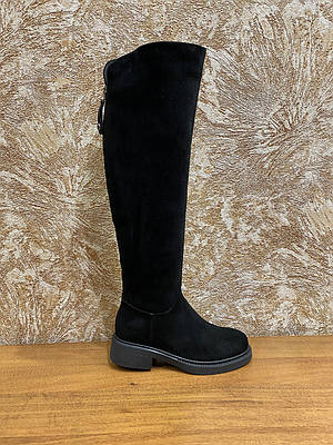 Високі зимові чоботи. Ботфорды. Farinni. Розміри: замш 34, 35, 41, 42, 43; шкіра 41, 42, 43.