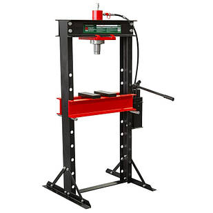 Прес гідравлічний 30т напольний з подвійним виносним насосом(ШВИДКО - ПОВІЛЬНО)