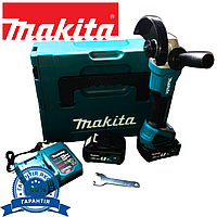 Болгарка аккумуляторная Makita (24V 4A) безщеточная .Аккумуляторная болгарка в кейсе Макита