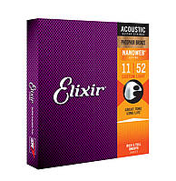 ELIXIR 16027 PB NW CL Струны для акустической гитары.011-.052