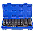 Набір ударних глибоких головок 11 предметів 1/2''(6-граней)(10-15,17,19,21,22,24) Forsage F-4117-5MPB, фото 2