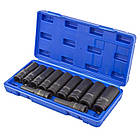 Набір ударних глибоких головок 11 предметів 1/2''(6-граней)(10-15,17,19,21,22,24) Forsage F-4117-5MPB, фото 3