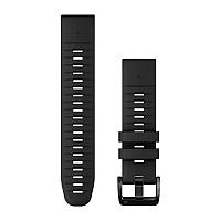 Ремінець силіконовий Garmin QuickFit 22 Watch Bands Black Silicone (010-13280-00)