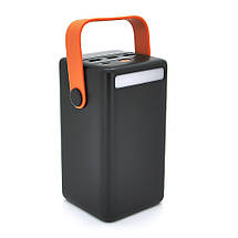 Портативний Power Bank XO-PR168 50000 mAh зовнішній акумулятор повербанк для смартфона швидка зарядка ліхтарик, фото 6