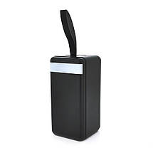 Портативний Power Bank XO-PR160 80000 mAh зовнішній акумулятор повербанк для смартфона швидка зарядка ліхтарик, фото 6