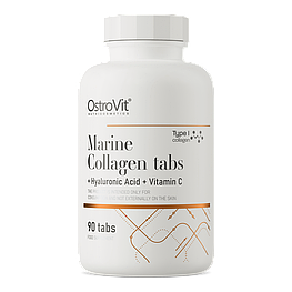 Marine Collagen + Hyaluronic Acid + Vitamin C OstroVit 90 таблеток