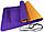 Килимок для фітнесу йоги TPE+TC 6мм фіолетовий-помаранчевий + чохол спорту мат термопластичний Килимок фітнес, фото 5