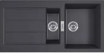 Кухонна мийка Franke Sirius S2D 651-100 Tectonite Onyx Graphite