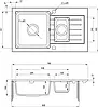 Кухонна мийка Deante Zorba сірий металік ZQZ_S513, фото 2