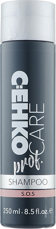 C:EHKO Care Prof. SOS Shampoo Шампунь для пошкодженого волосся 250мл (Оригінал), фото 1