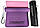 Килимок для фітнесу йоги TPE+TC 6мм фіолетовий-рожевий + чохол спорту мат термопластичний Килимок фітнес, фото 2