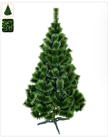 Зелена штучна сосна на підставці 1.2 м МІКС Засніжена, новорічна декоративна сосна різдвяна пишна