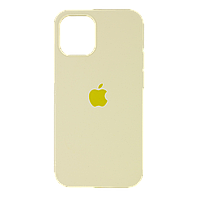 Силиконовый чехол на iPhone 13 Pro Max (Нежно-желтый)
