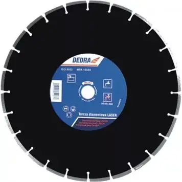 Алмазний відрізний диск Dedra Laser ASFALT 450/25.4 (H1185)