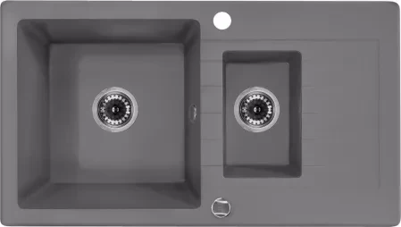 Кухонна мийка Deante Zorba сірий металік ZQZ_S513, фото 1