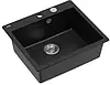 Кухонна мийка Quadron Morgan 110 Pure Carbon Matt Black/Steel HB8304U7BSP2O, фото 3