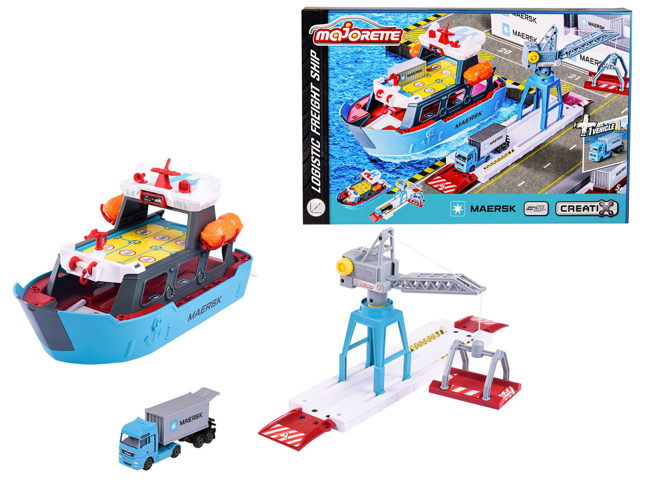 Ігровий набір Majorette Креатикс MAERSK Логістичний порт (2050039)